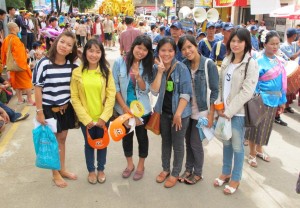 More students, Ubon Ratchathani candle festival