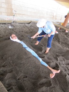 Ibusuki, hot sand baths