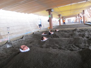 Ibusuki, hot sand baths