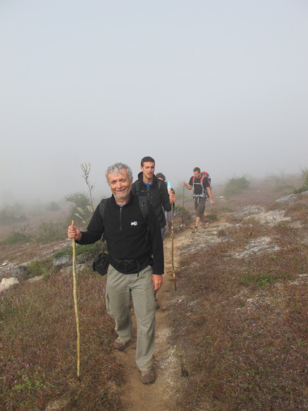 IMG_9536 Myanmar trek fog on the trail