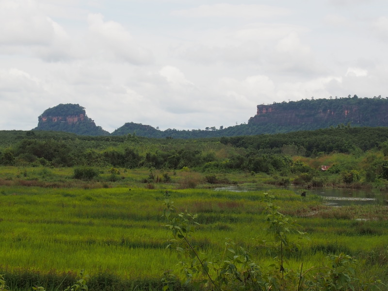 Wat Phu Tok escarpment