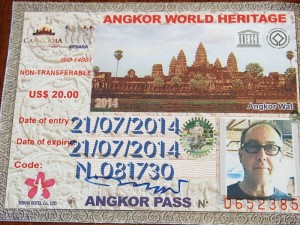 Angkor Wat ticket