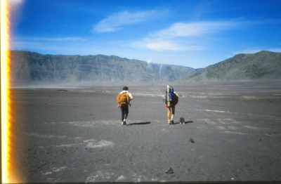 Crossing Mt Bromo, tengger crater